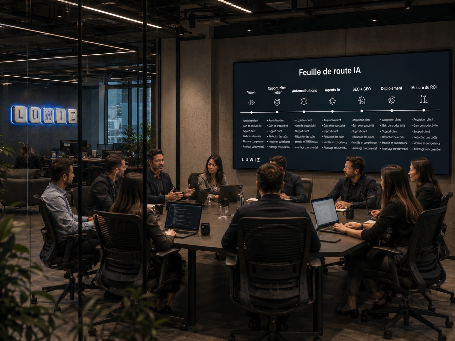 Sessions de travail en équipe